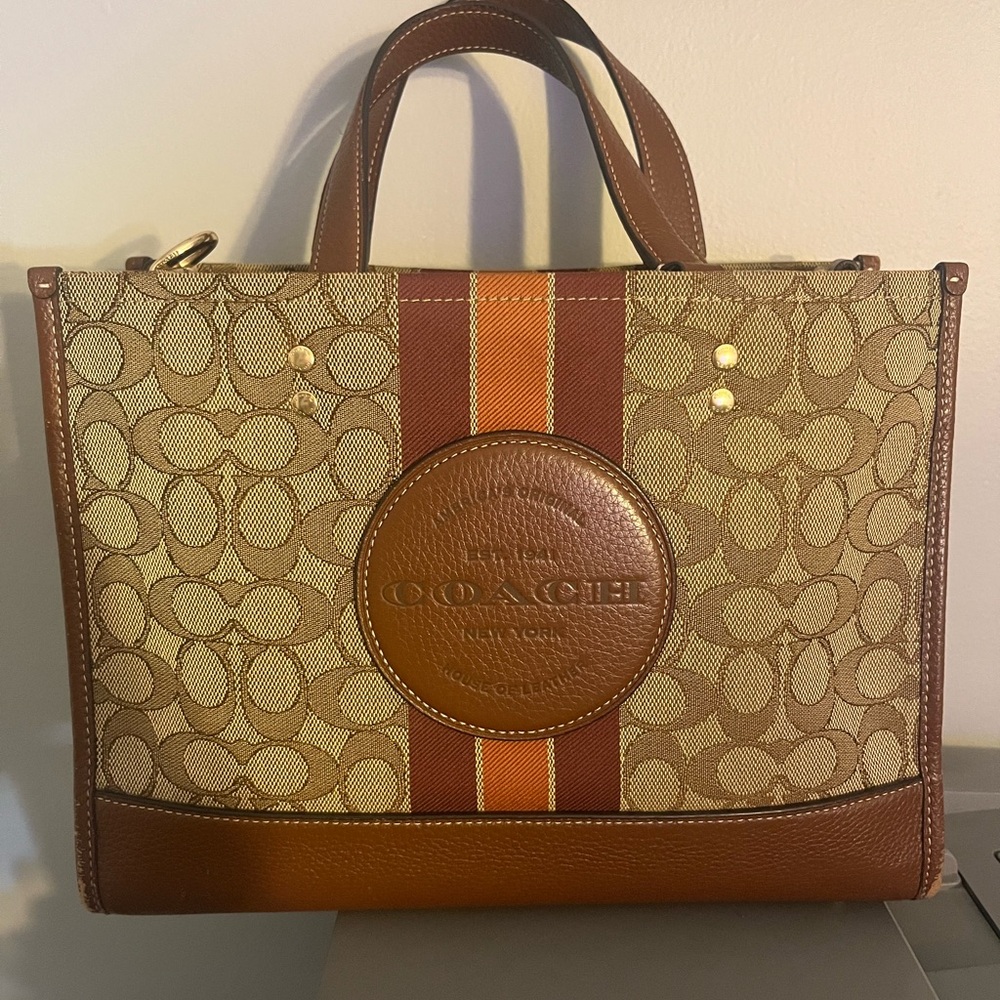 Coach Signature Canvas Tote Bag